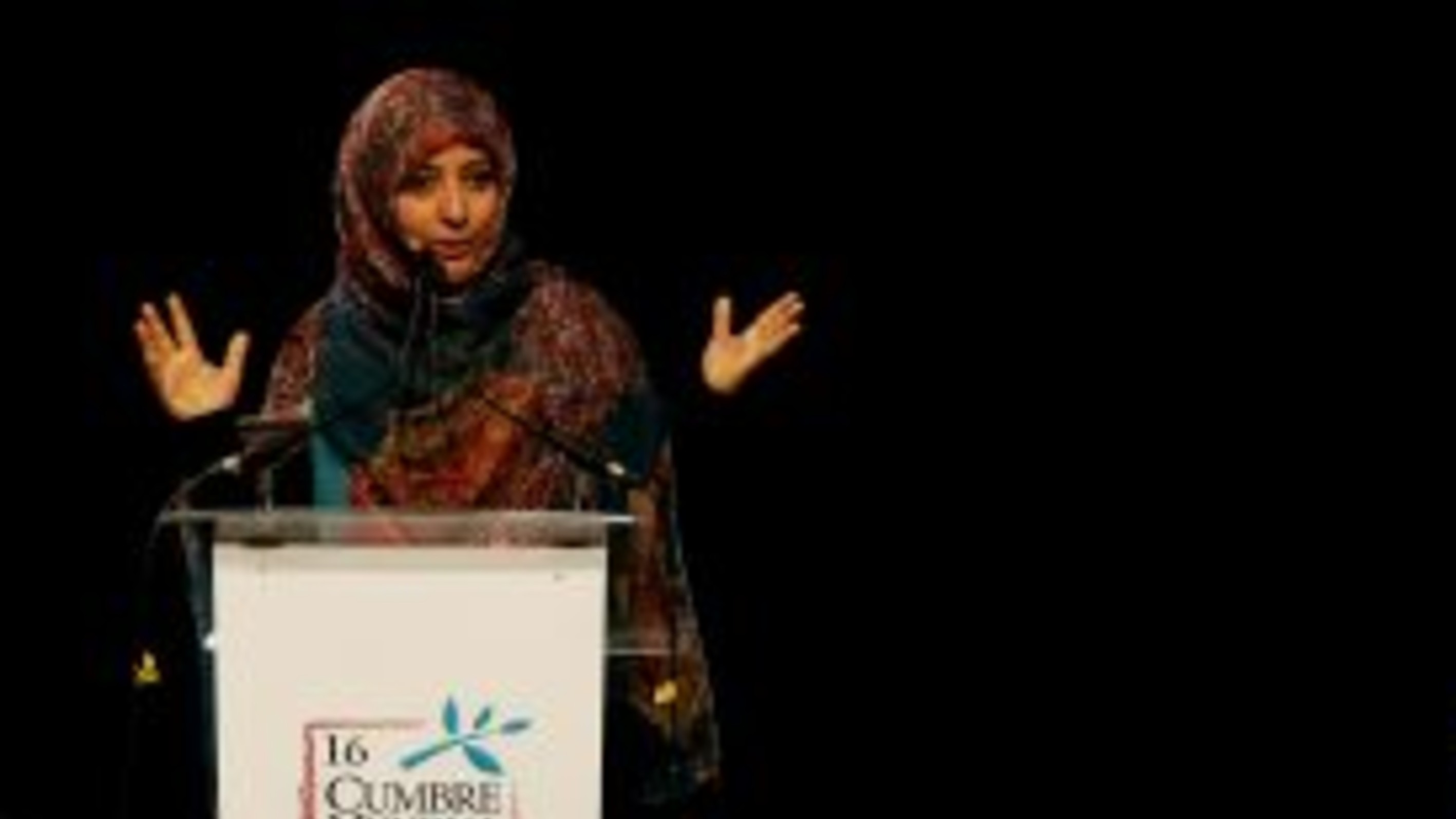 Mrs. Tawakkol Karman’s Speech at the Annual World Summit of Nobel Peace Prize Laureates Held in Colombia’s Capital - Bogota